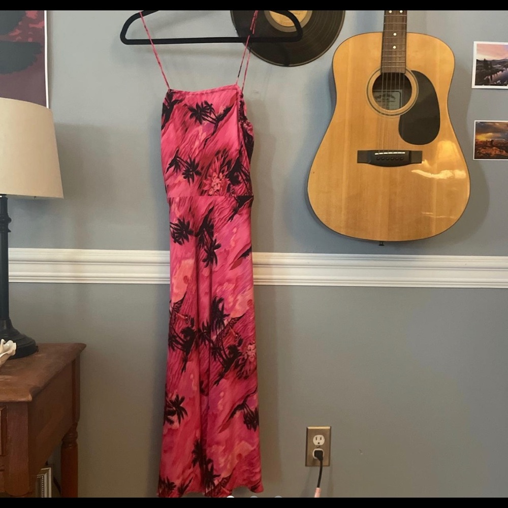 Betsy Johnson Silk Midi Dress